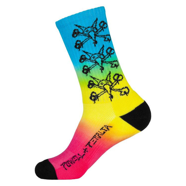Powell Peralta Vato Rats Cotton Socks Rasta Fade