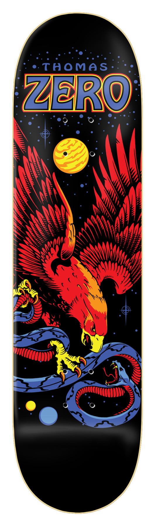 Zero Skateboard Eagle and Snake Thomas Skateboard Deck - 8.25