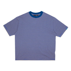 WKND Stripe Tee Blue & Yellow - Skatewarehouse.co.uk