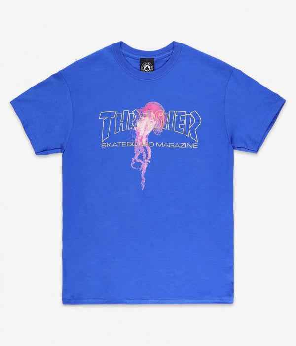 Thrasher T-Shirt Atlantic Drift - Royal - Skatewarehouse.co.uk