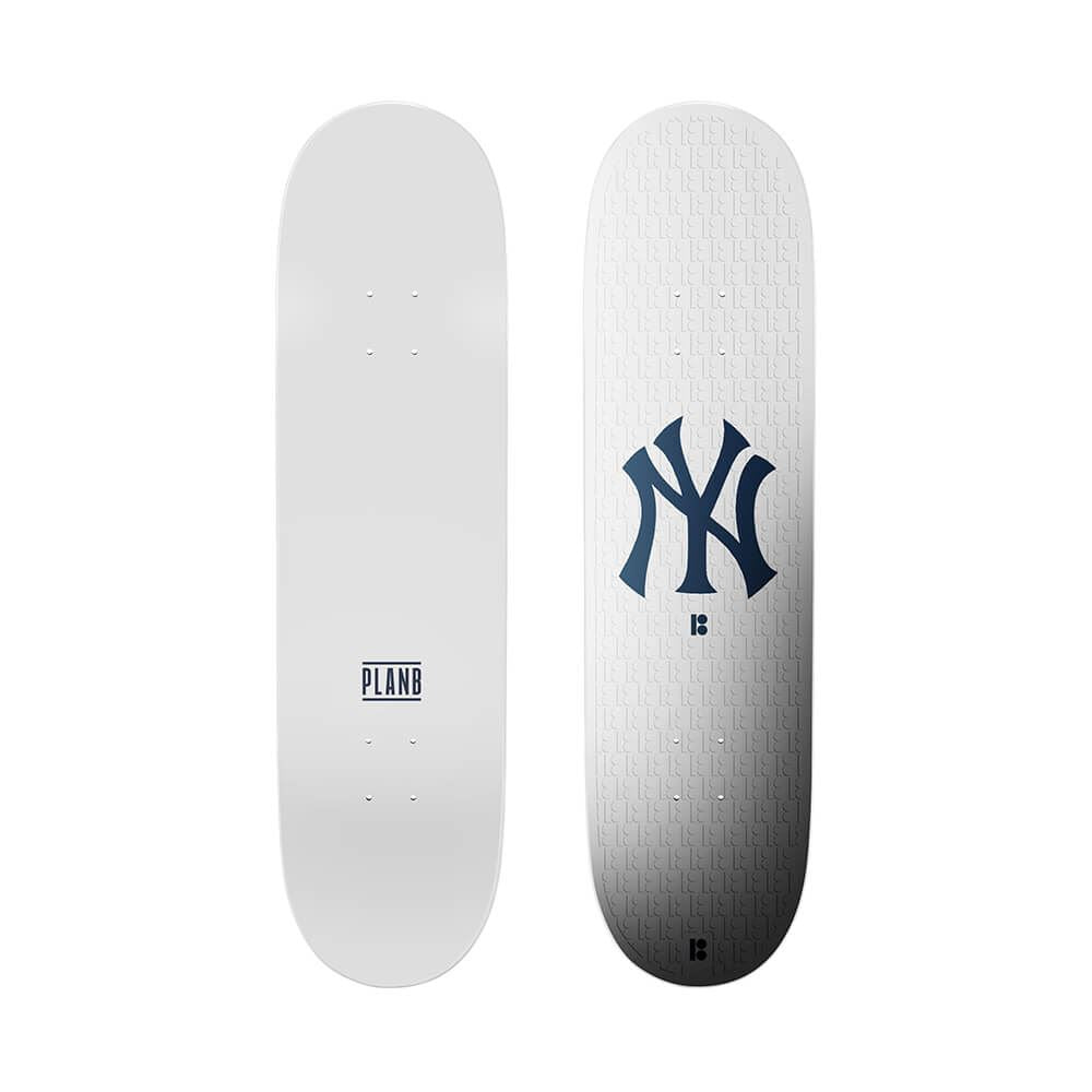 Plan B Yankees Plan B Skateboard Deck - 8.5" - Skatewarehouse.co.uk