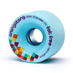Orangatang "Fat Free" Blue 65Mm 77A (Set 4) - Skatewarehouse.co.uk