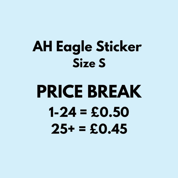 Anti Hero AH Eagle Sticker (Multi) Size - S