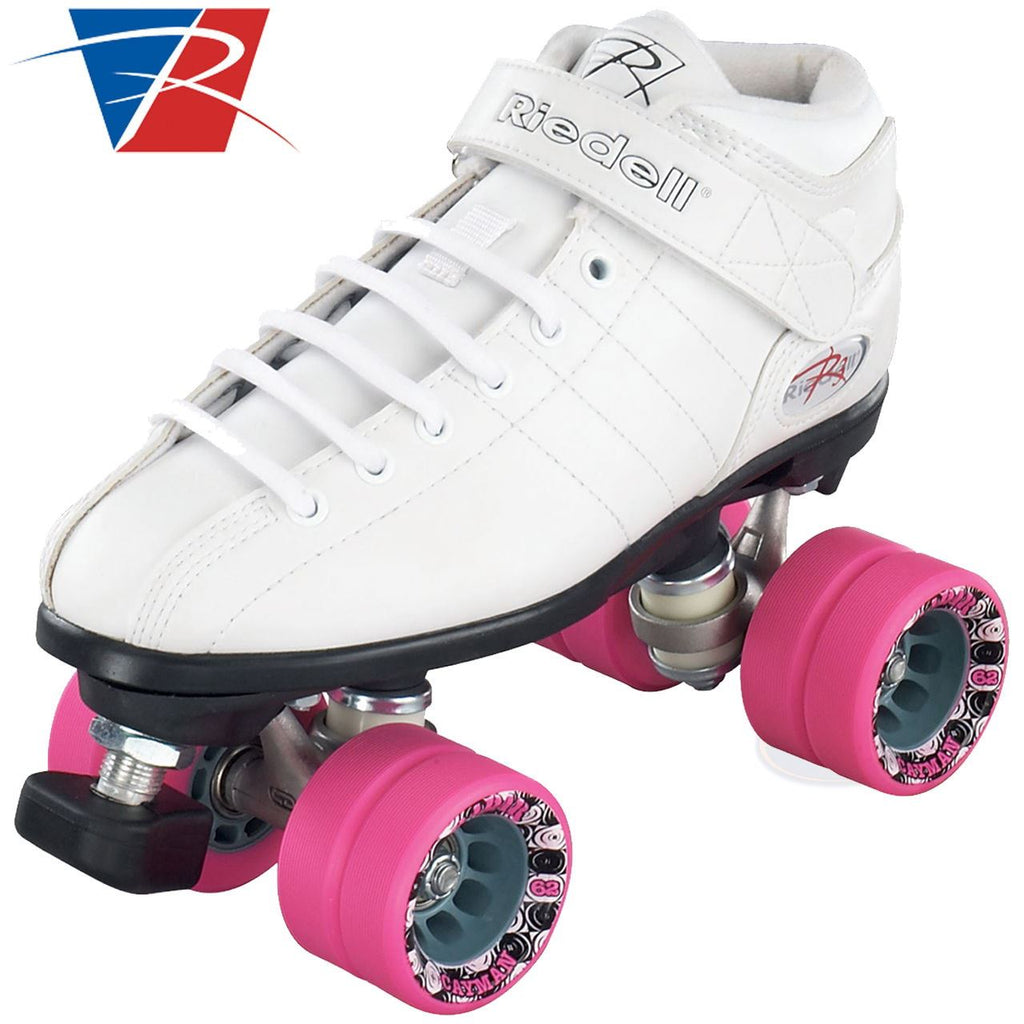 Riedell R3 White Size Quad Skates - Skatewarehouse.co.uk