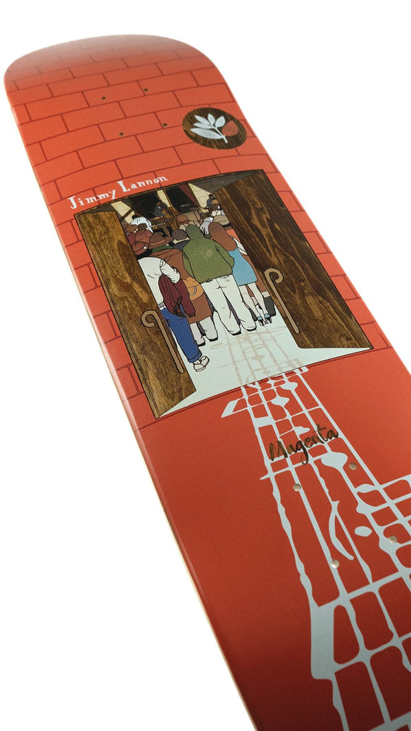 Magenta Jimmy Lannon City Jazz Board (Steep) Skateboard Deck - 8.25