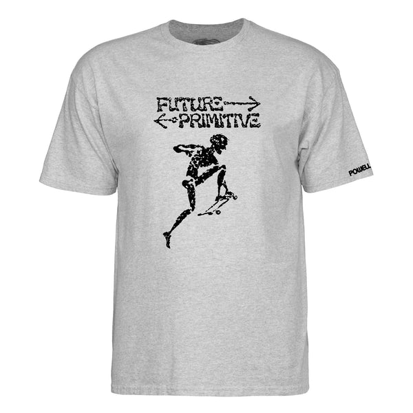 Powell-Peralta Future Primitive Sport Gray Tee - Skatewarehouse.co.uk