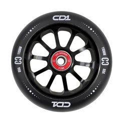 CORE CD1 Spoked Stunt Scooter Wheel 110mm - Black - Skatewarehouse.co.uk