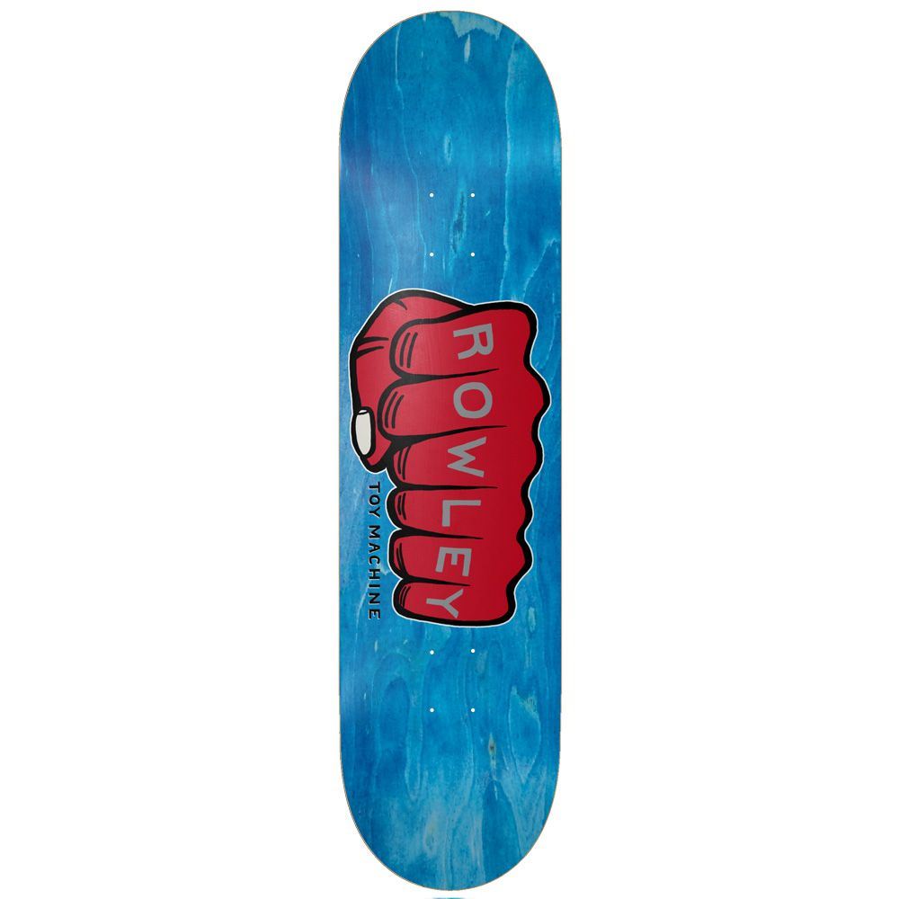 Toy Machine Geoff Rowley Red Fist (Assorted Ply) Skateboard Deck - 8.5" - Skatewarehouse.co.uk