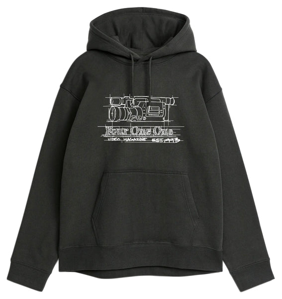 411 Icons Hoody Black Hoodie - XL