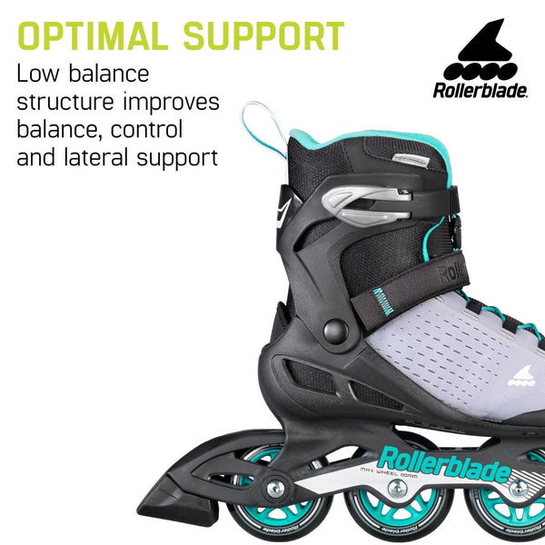 Rollerblade RB23 ZETRABLADE ELITE W Blk/Blu Inline Recreational Skate - Skatewarehouse.co.uk