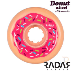 Radar (4) - Donut - Pink / 78a Skateboard Wheels - 62mm