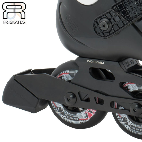 Fr Skates Frw 80 Black/White Inline Skates - Skatewarehouse.co.uk