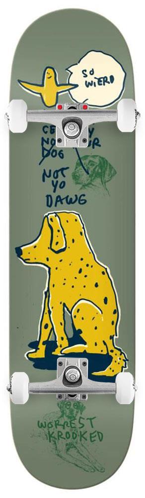 Krooked Worrest Not Yo Dog x Venom Custom Complete Skateboard - 8.25