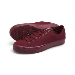 VM003 Canvas LO (Full Oxblood) Shoes - UK 7