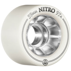 Rollerbones - Nitro Speed White (8) - / 97a Skateboard Wheels - 59mm