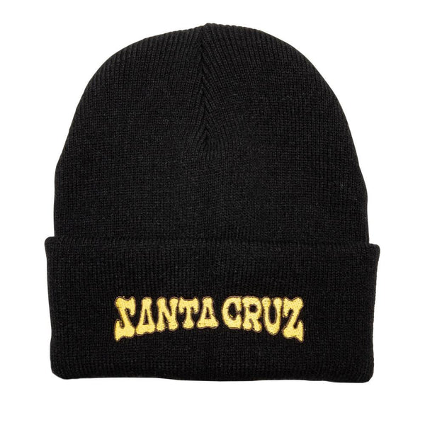 Santa Cruz Womens Beanie Galactic - Black - Skatewarehouse.co.uk