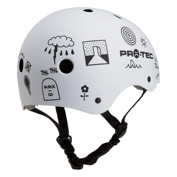 Pro-Tec Helmet Classic Cert Cult - White - Skatewarehouse.co.uk