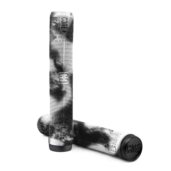 CORE Skinny Boy Handlebar Grips Soft 170mm – White/Black - Skatewarehouse.co.uk