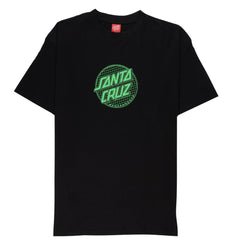 Santa Cruz T-Shirt Wireframe Dot Front T-Shirt - Black