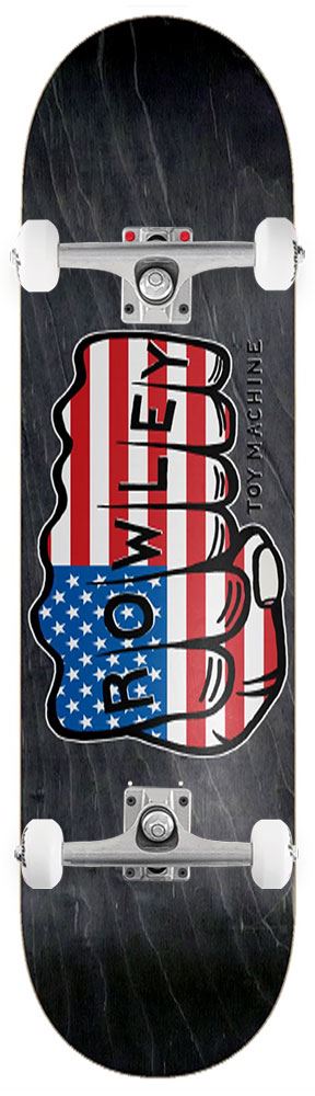Toy Machine Geoff Rowley Old Glory x Venom Custom Complete Skateboard - 8.5" - Skatewarehouse.co.uk