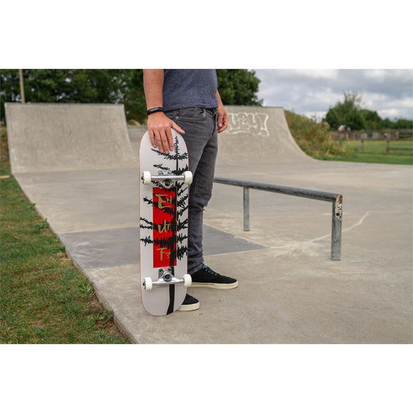 Enuff Evergreen Tree Complete Skateboard - Warm Grey Red - 8.0