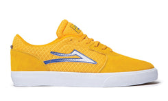 Lakai Cardiff Skate Shoes - Gold / Blue - Skatewarehouse.co.uk