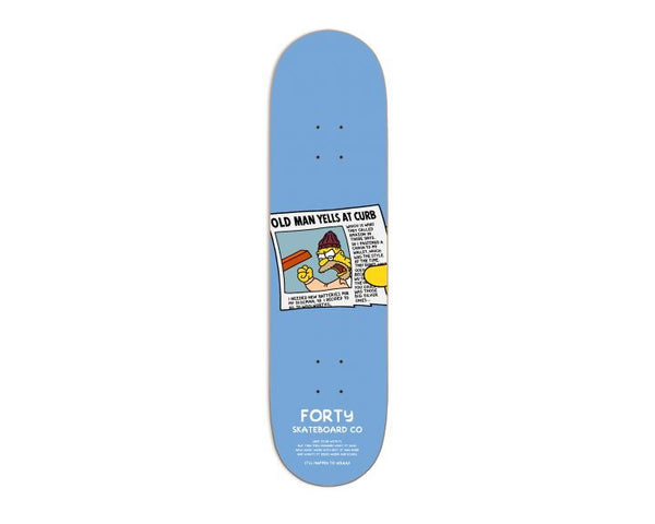 Forty Countdown Carol Skateboard Deck - 8.75