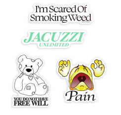 Jacuzzi Unlimited Free Will Sticker Asst 10 Pack