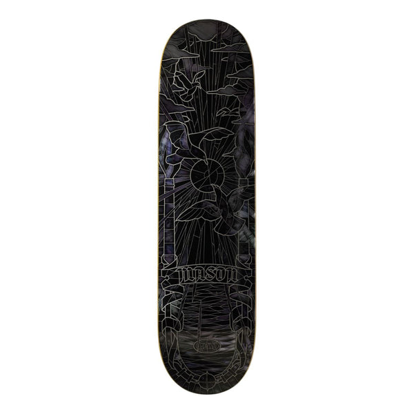 Real Mason Black Sunday Cathedral (Black) Skateboard Deck - 8.25