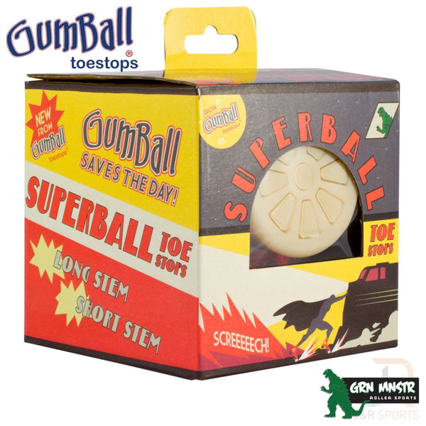 Superball Gumball Toe Stop - Natural. Long 30mm (Pair) Accessories