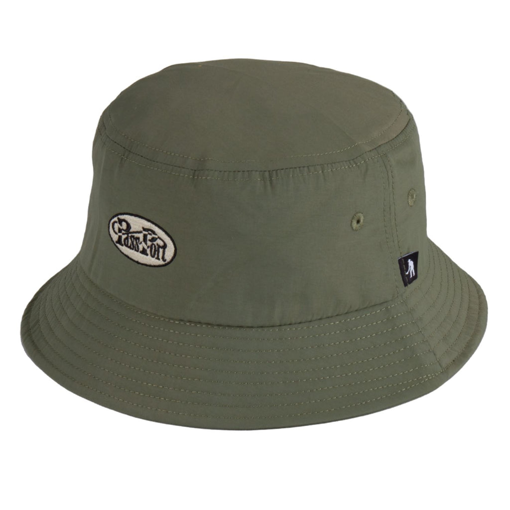 Pass~Port Whip Logo Rpet Bucket Hat (Olive) - L