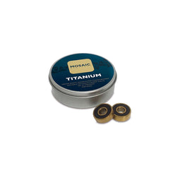 Mosaic Titanium Gold Black Mosaic Bearings - Skatewarehouse.co.uk