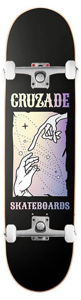 Cruzade Origin Holographic Cruzade x Venom Custom Complete Skateboard - 8.25" - Skatewarehouse.co.uk