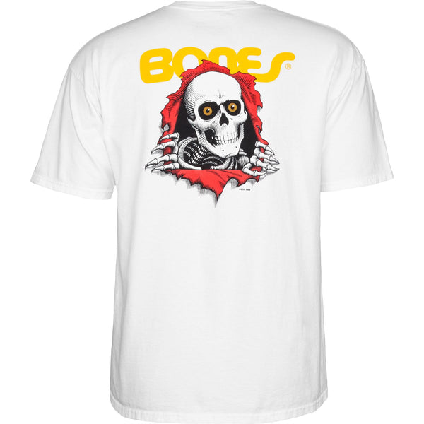 Powell-Peralta Ripper Tee White - Skatewarehouse.co.uk