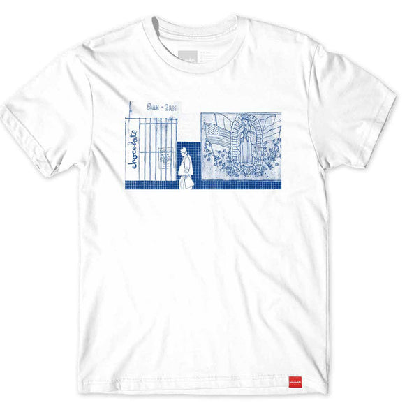 Chocolate Unearthed Tee White - Skatewarehouse.co.uk