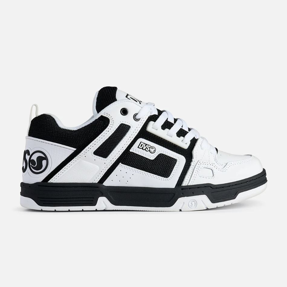 DVS Comanche Skate Shoes White Black - Skatewarehouse.co.uk