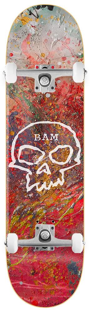 Zero Skateboard Bam Single Skull x Venom Custom Complete Skateboard - 8.25" - Skatewarehouse.co.uk