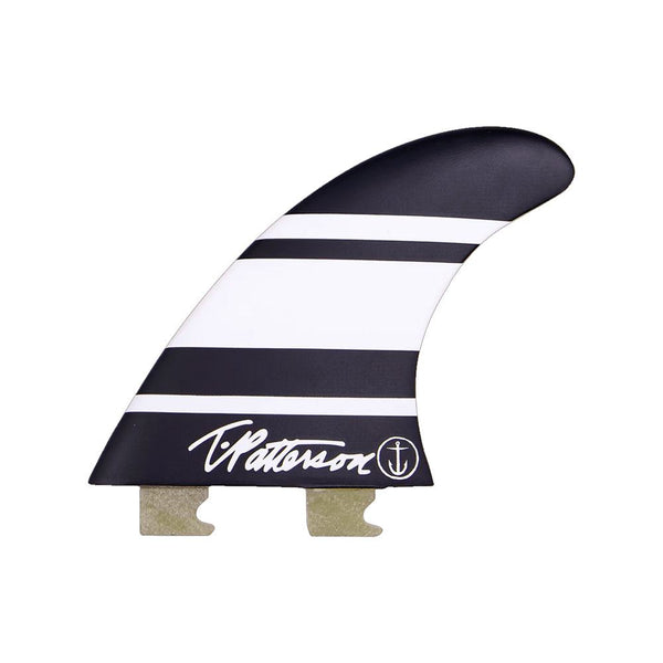 Captain Fin Co - Timmy Patterson Tri - Medium - Black / White (Snap-In / FCS II) - M