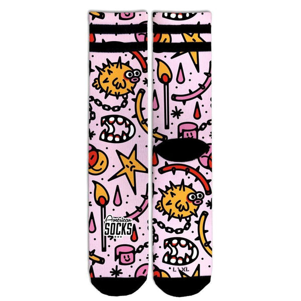 American Socks Blowfish - Mid High Socks