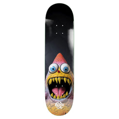 Push Sharky Big FP Incomplete Black Skateboard Deck - 8.0"