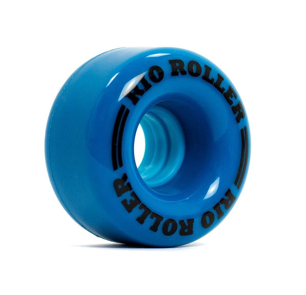 Rio Roller Coaster Quad Roller Skate Wheels x4 - Blue - Skatewarehouse.co.uk