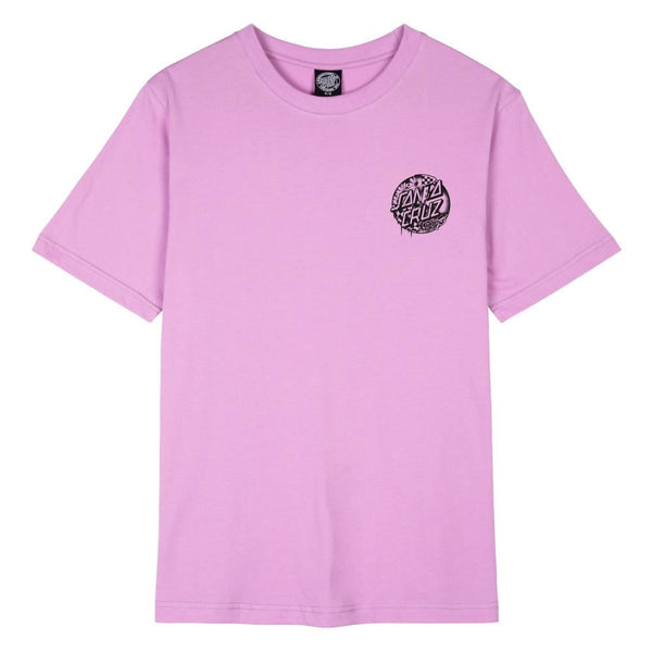 Santa Cruz Women's T-Shirt Fusion Dot Pop T-Shirt - Violet Tulle - Skatewarehouse.co.uk