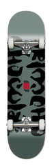 Chocolate Skateboard Ink blot Grey Chris Roberts Twin " Complete Skateboard - 8.25" - Skatewarehouse.co.uk