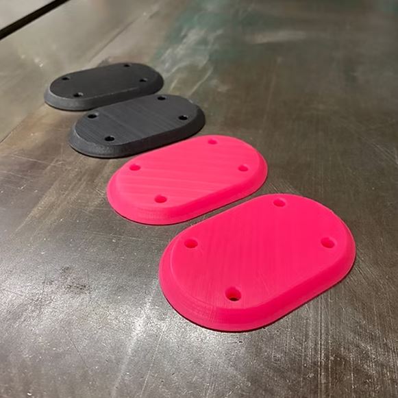 Lil Jawns 'Polarizer' Risers Blue Skateboard Hardware