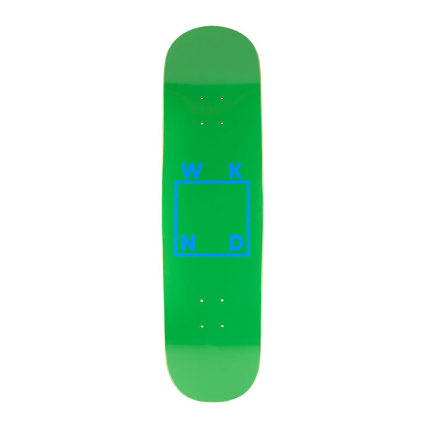 WKND Logo Board (SN) Green Skateboard Deck - 8.25
