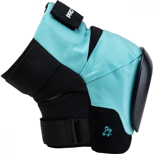 Pro-Tec Pads Sky Brown Pro Pad Knee Pad - Teal / Black - Skatewarehouse.co.uk