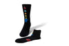 Girl Pac-Man Game Over Socks Black - Skatewarehouse.co.uk