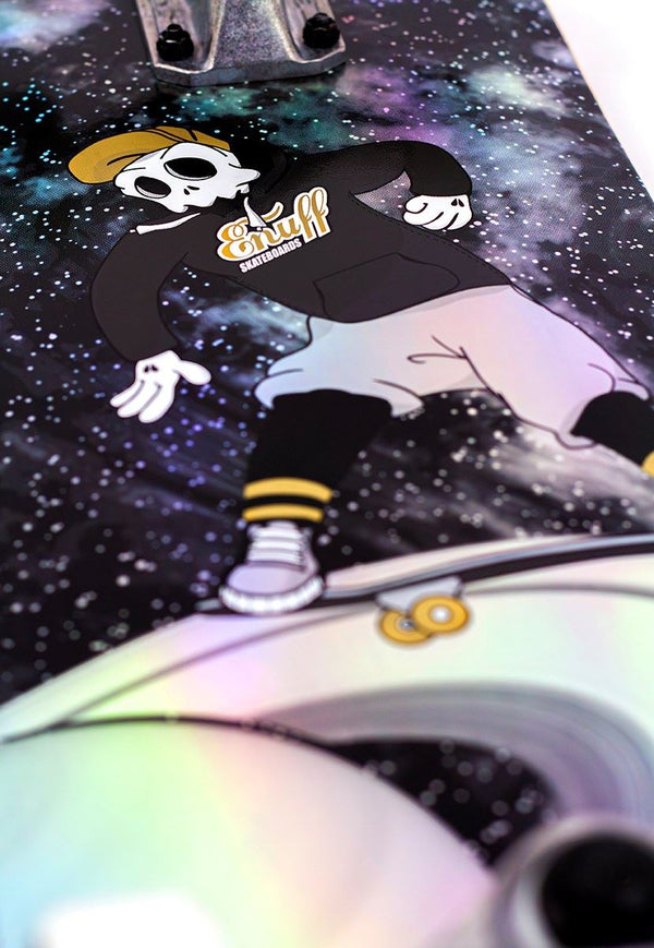 Enuff Skully Hologram Black Complete Skateboard - 7.75