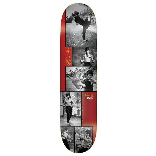 DGK x Bruce Lee 'Legend' Red Foil Skateboard Deck - 8.5