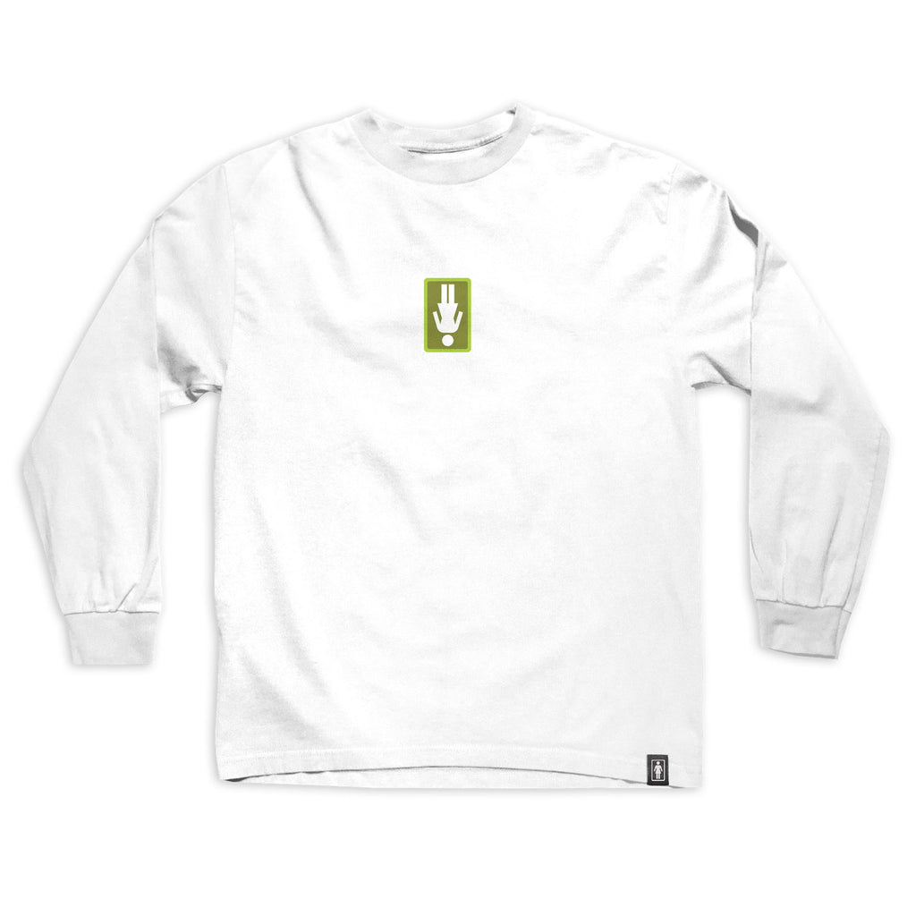 Girl 93 Til Oops Long Sleeve Tee White